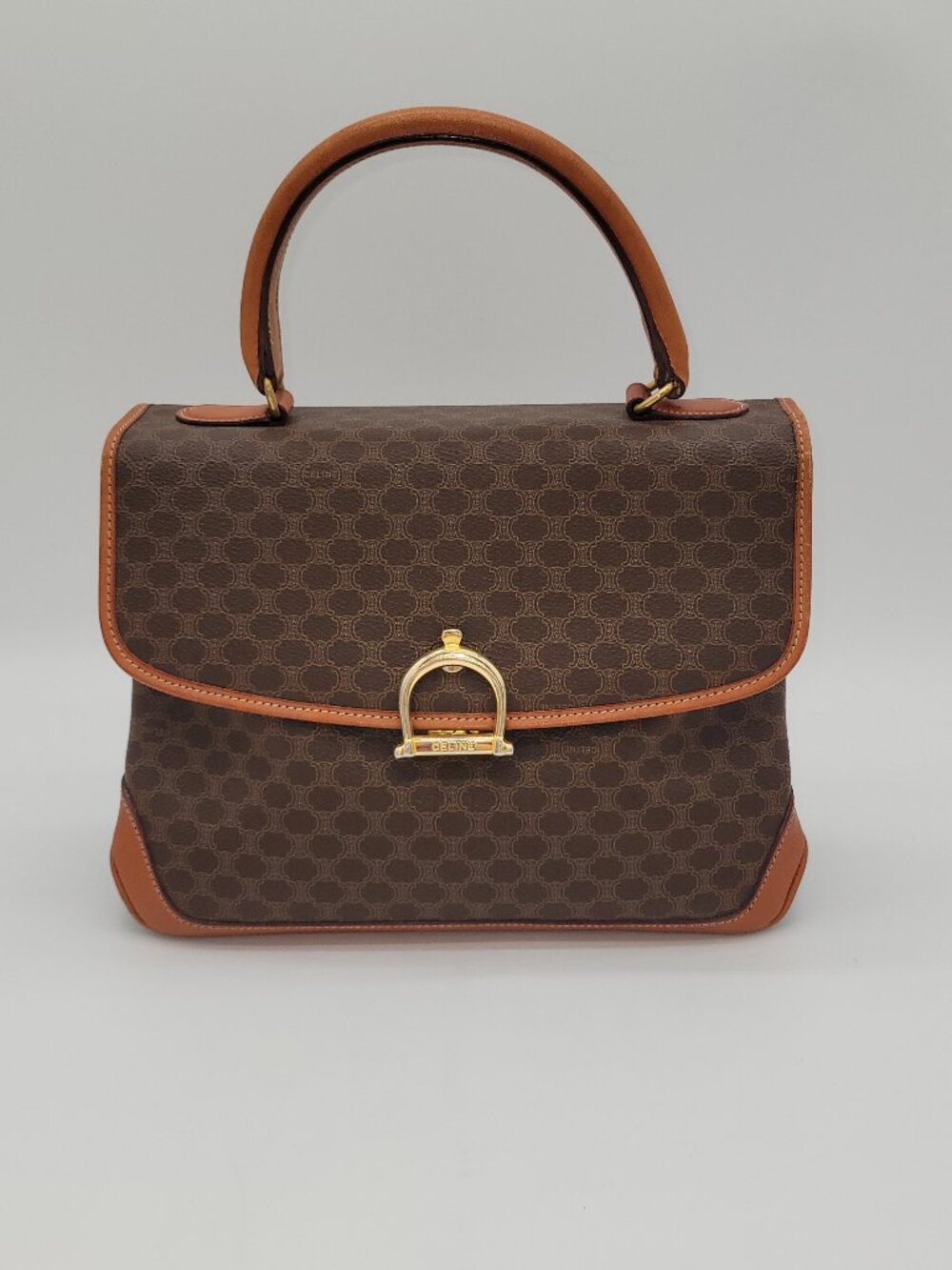 Vintage Celine Macadam Top Handle Bag